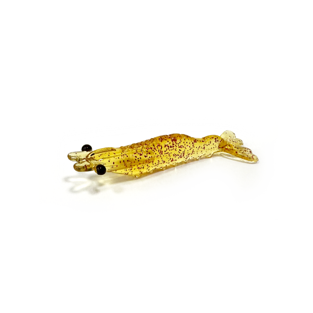MONSTER 3X ISCAS CAMARÕES PRO-X COR RED CHÁ 16G 8CM 3UN