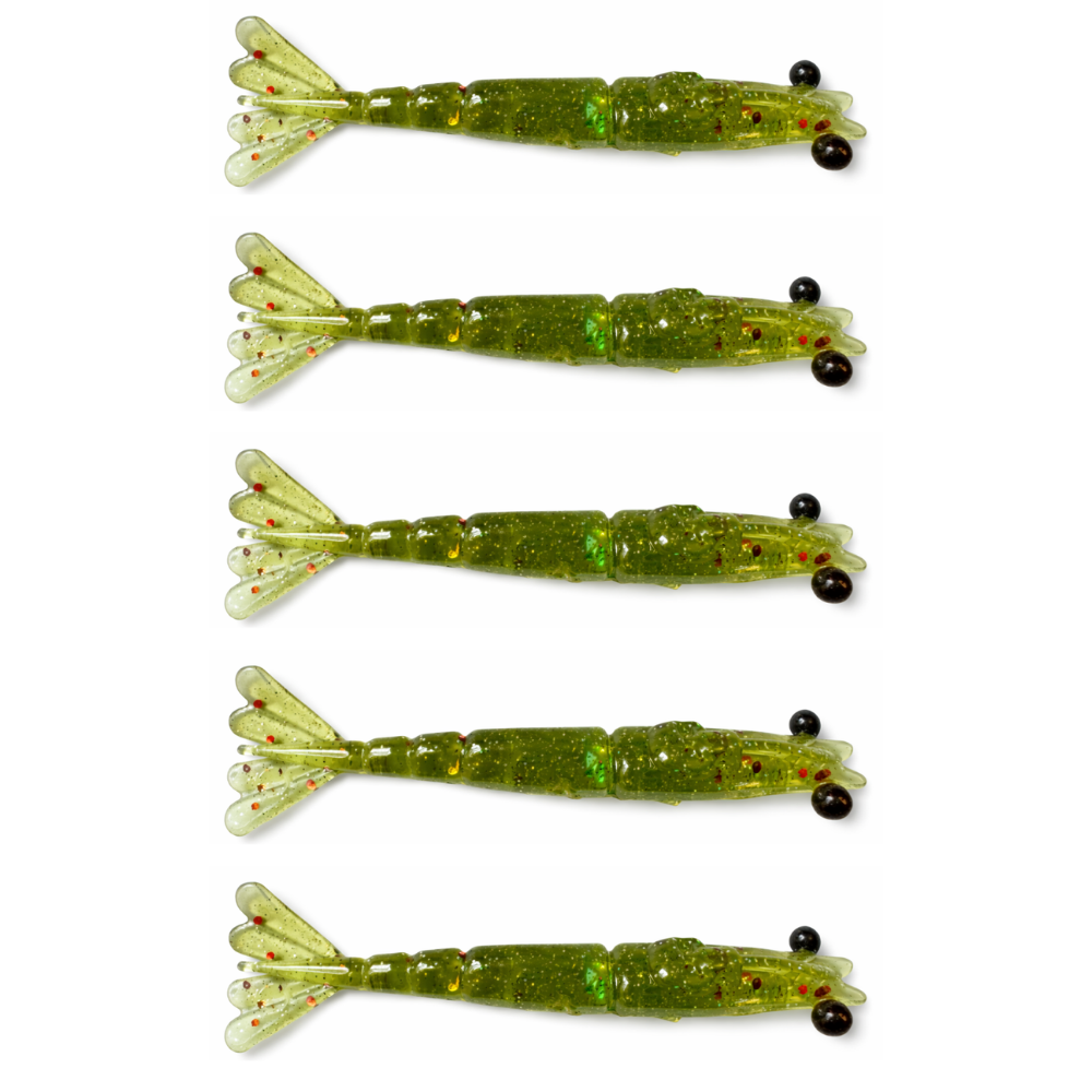 KIT 5 UN PIRATAS FISHING TURBO AZEITO 7,5CM