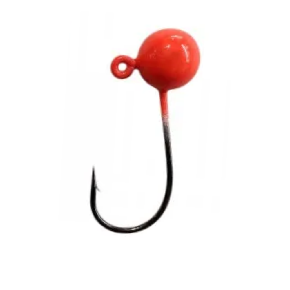 CHUMBADA ANZOL JIG HEAD 3/0 90° FACETADA 20G VERMELHO