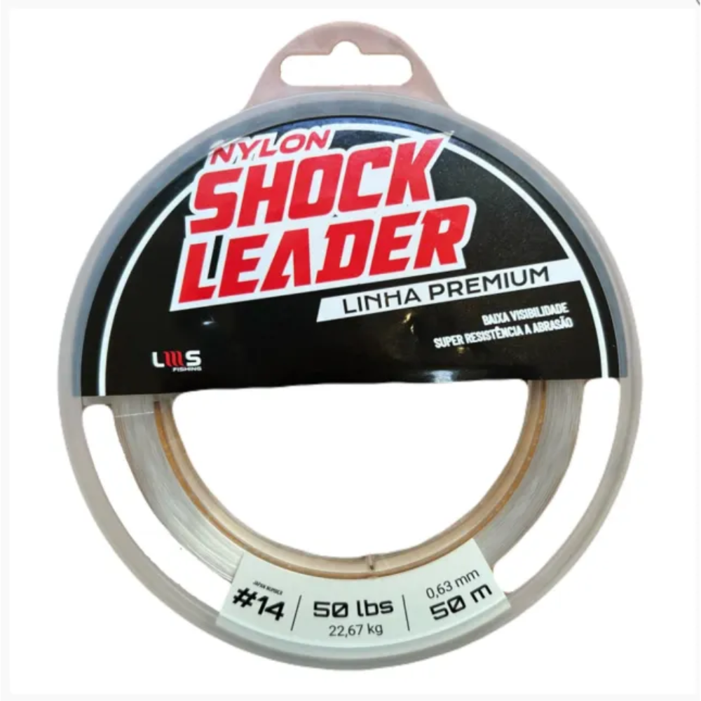 LUMIS LINHA NYLON SHOCK LEADER 50M 0,74MM 70LB