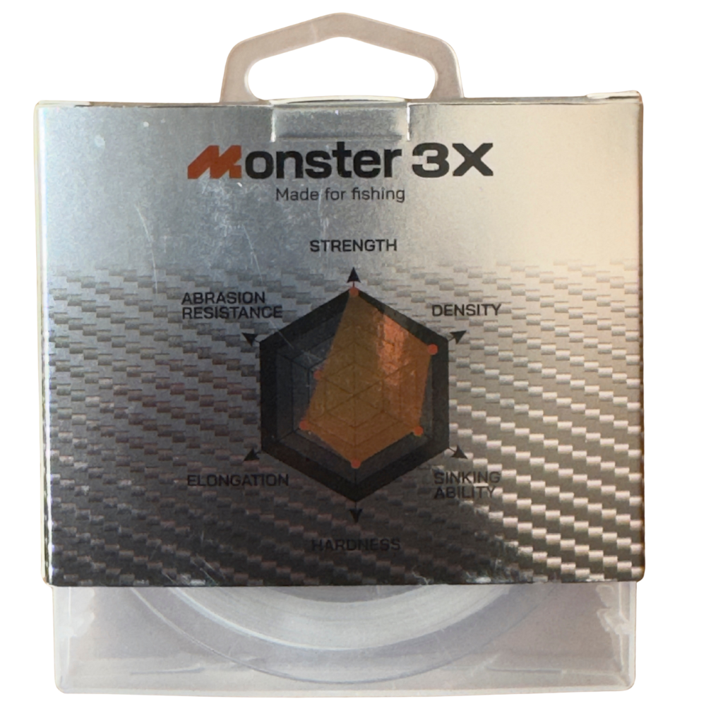 MONSTER 3X LINHAS FLUORCARBON M3X 5.0 39mm 18IB 8,39K 50m