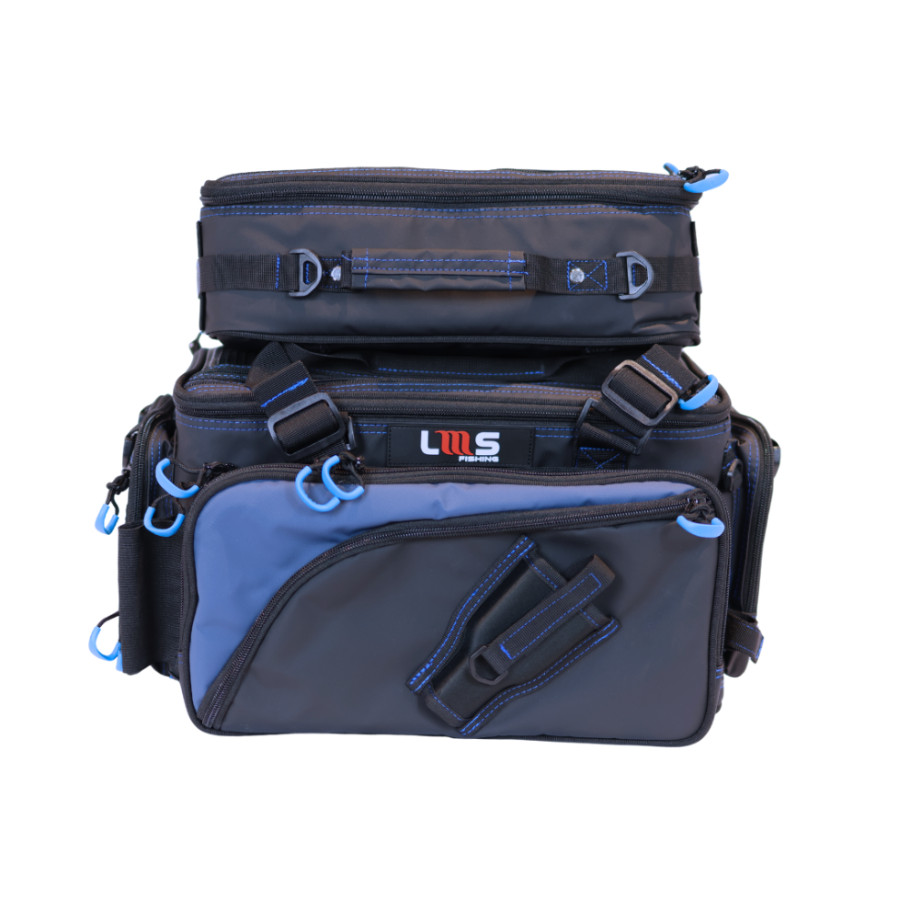 LMS BOLSA DE PESCA DEFENDER NYLON AZUL C/2 ESTOJOS