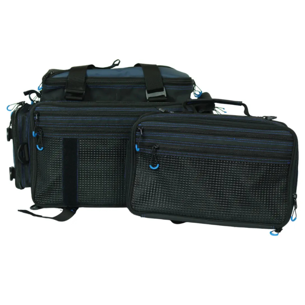 LMS BOLSA DE PESCA DEFENDER NYLON AZUL C/2 ESTOJOS