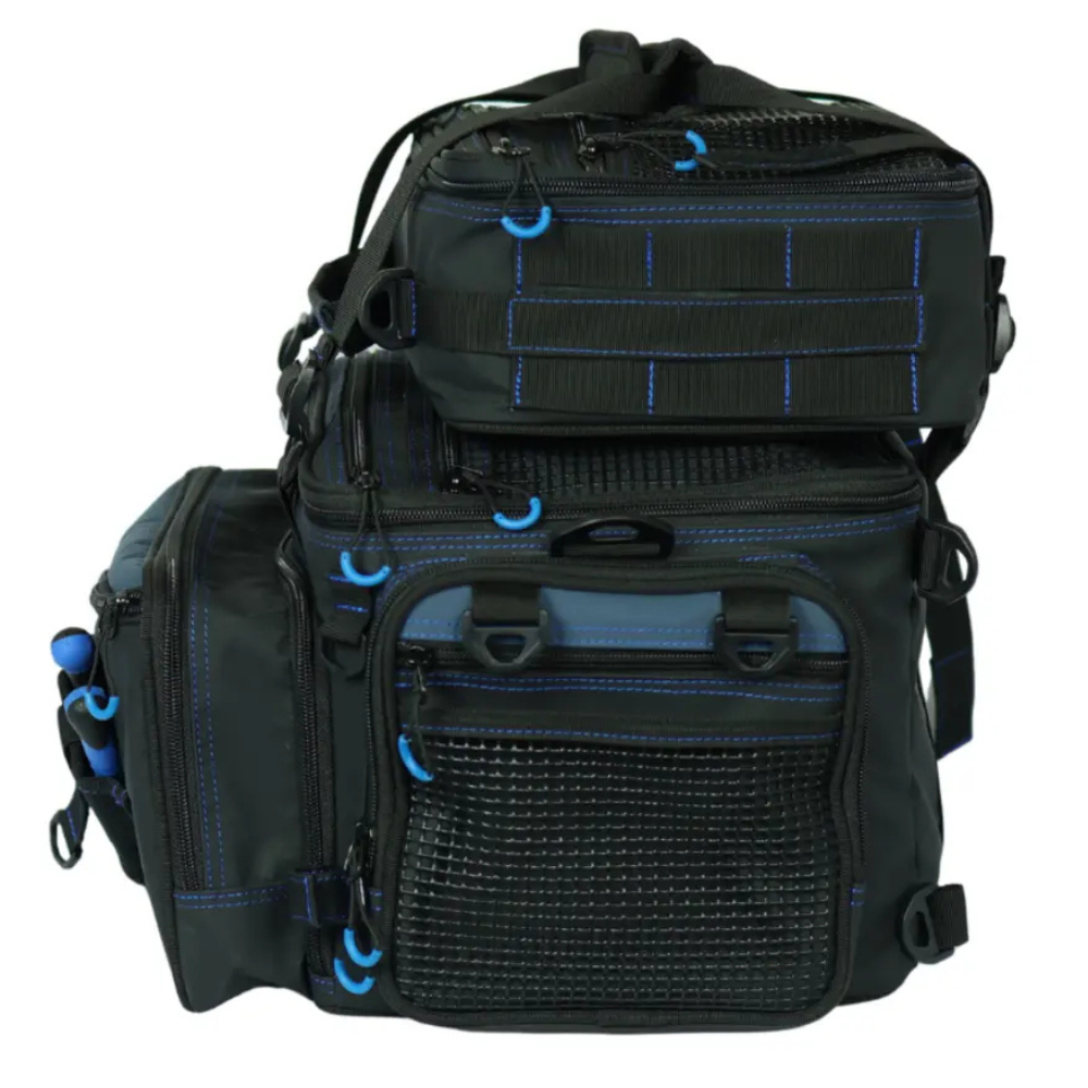 LMS BOLSA DE PESCA DEFENDER NYLON AZUL C/2 ESTOJOS