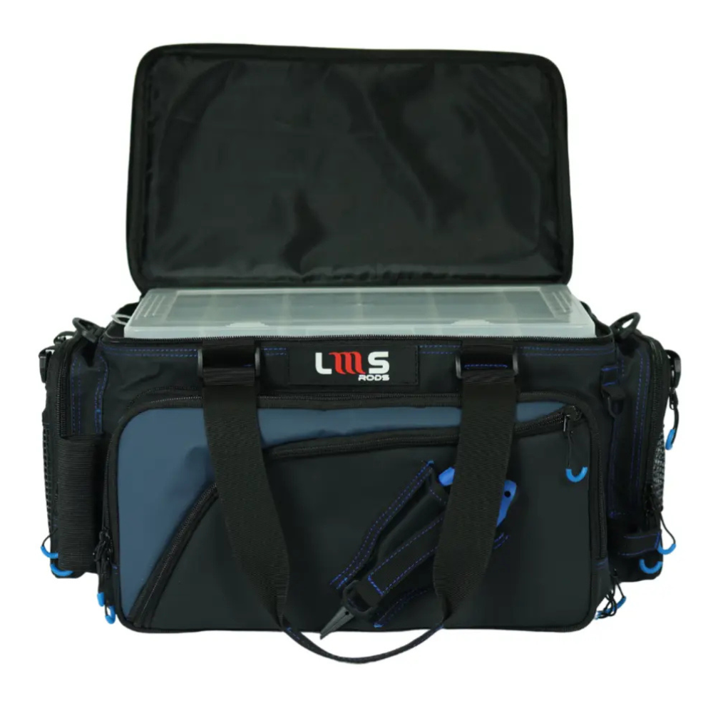 LMS BOLSA DE PESCA DEFENDER NYLON AZUL C/2 ESTOJOS