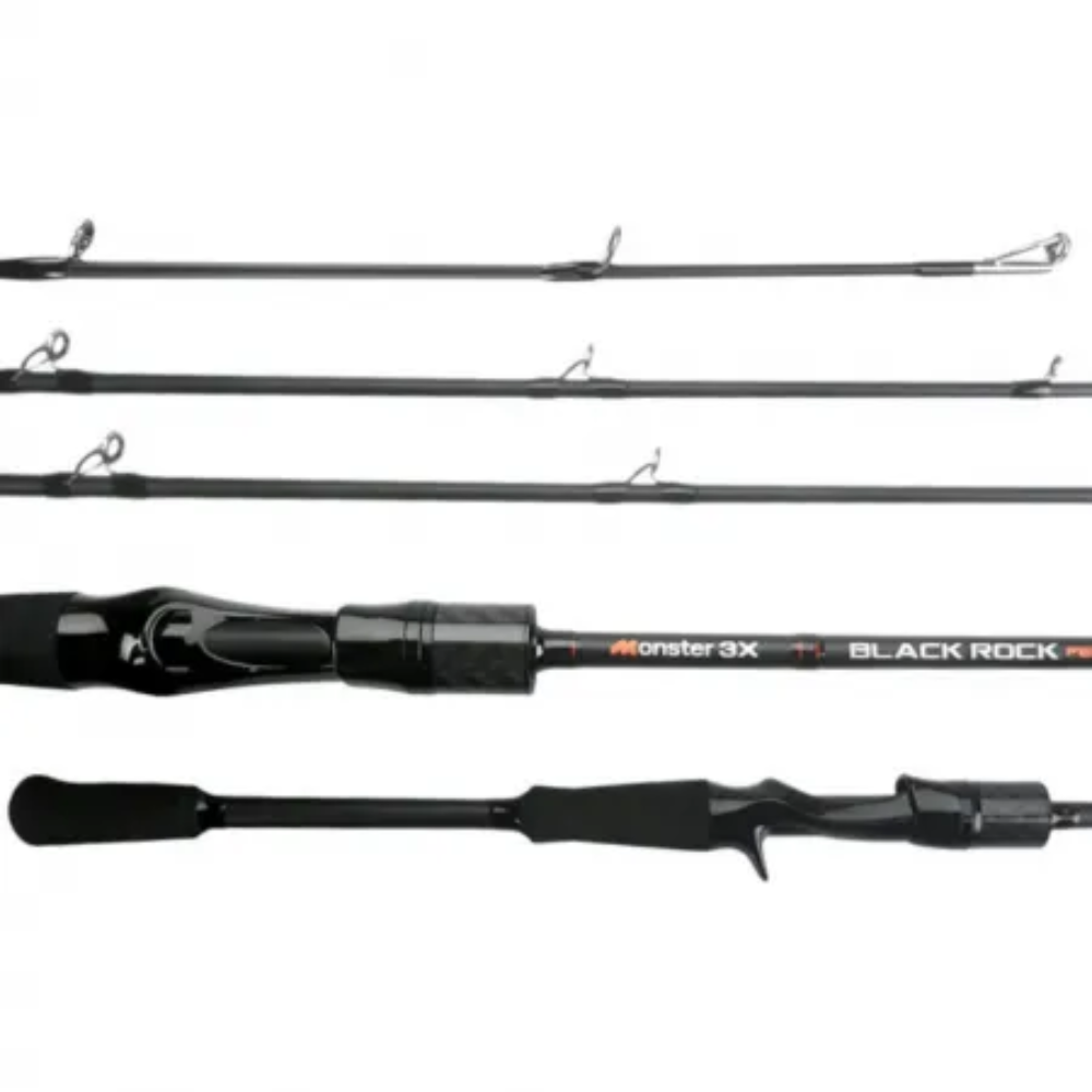 MONSTER 3X VARA DE PESCA DARK PEPPER 10g 6'3" 12LBS CAST 1PC