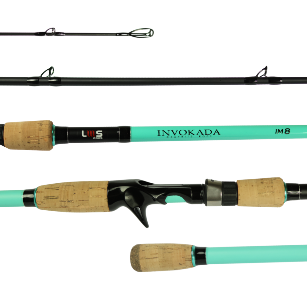 LMS VARA INVOKADA PRO CAST 8'0" 60-170g 20-50LB 2PCS BLUE GREEN