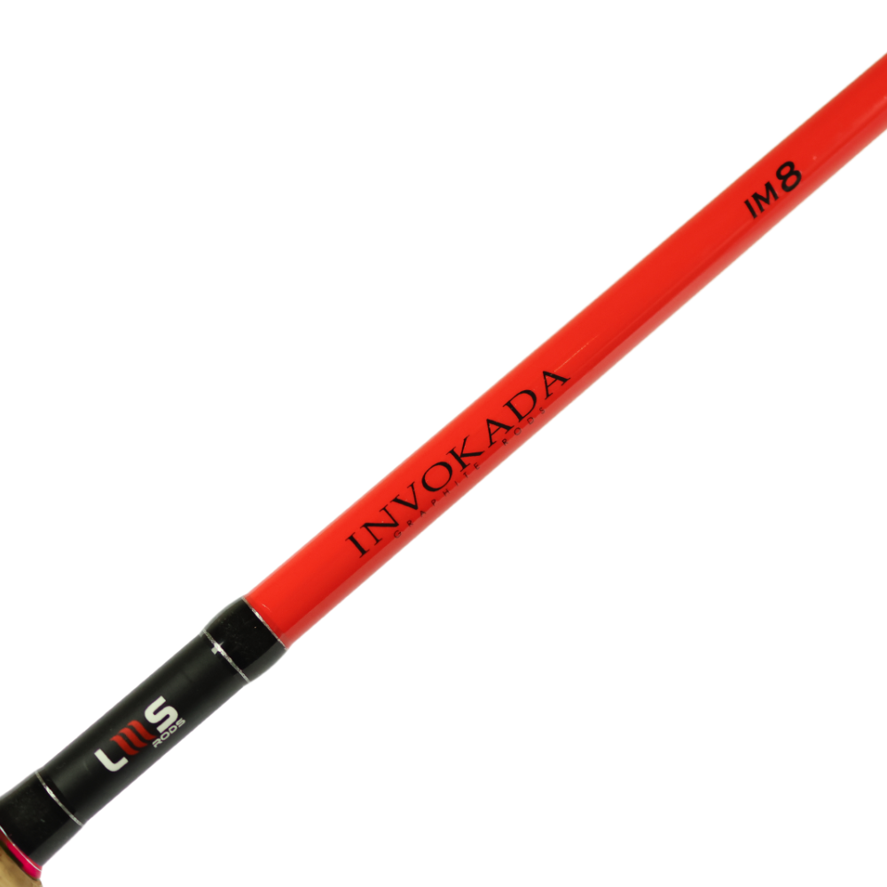 LMS VARA INVOKADA PRO IM8 5'8" CAST 5-15G 5-14LB 1PC IM8 REDINV58141RD