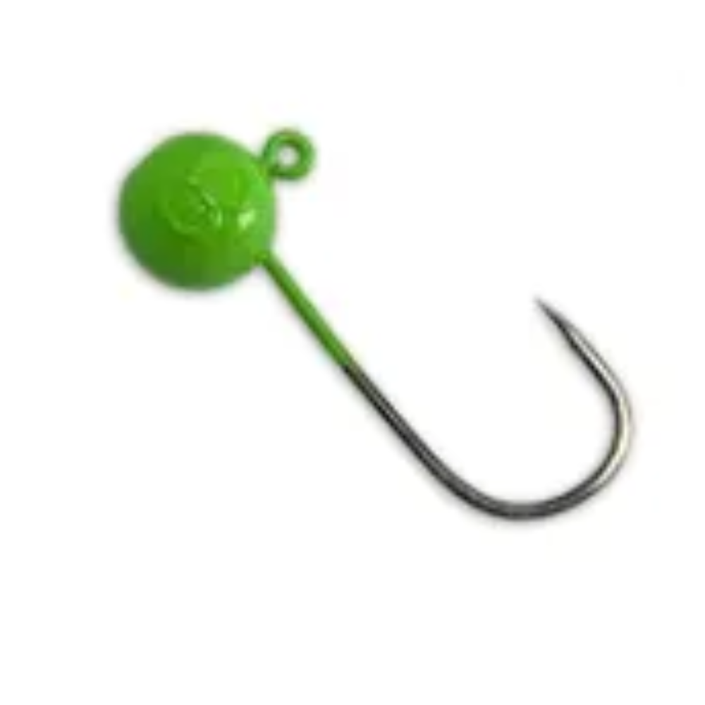 CHUMBADA ANZOL JIG HEAD 3/0 90° ESFÉRICA 10G VERDE