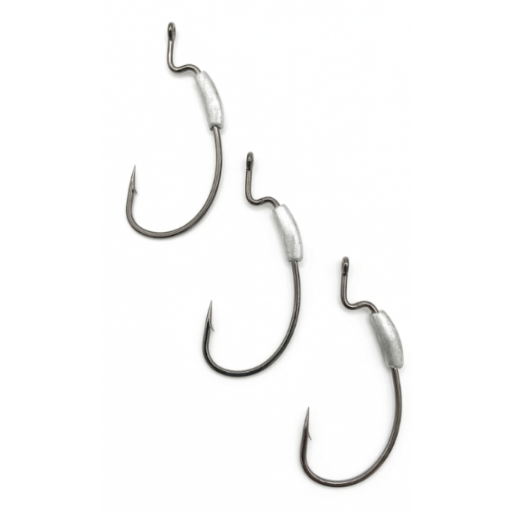 MONSTER 3X ANZOL OFFSET LASTREADO PRO 8/0 7G 3UN