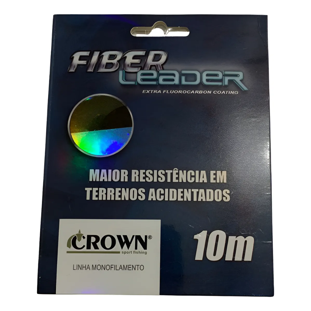 CROWN LINHA MONO FIBER LEADER 52MM 35LBS 10M 1UN