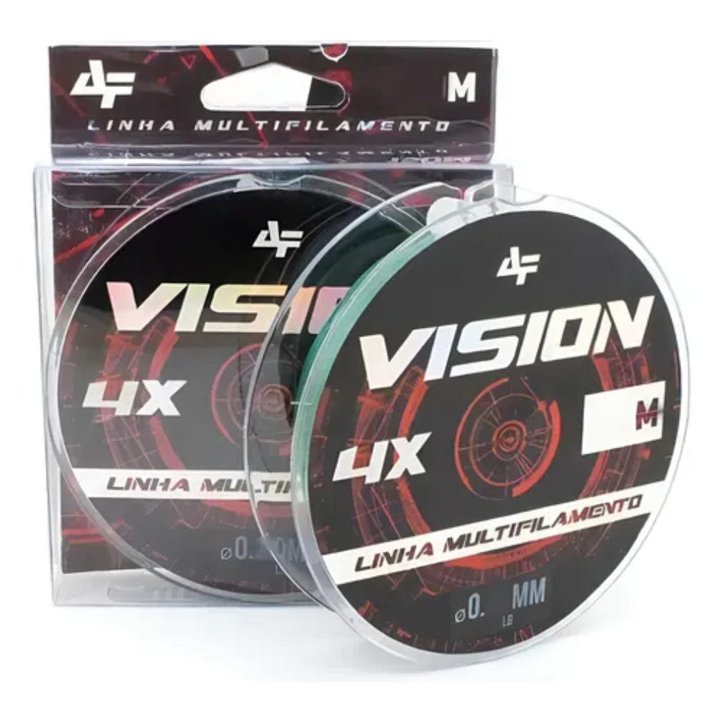 ALBATROZ LINHA PESCA VISION X4 MULTI VERDE 150M 0,16MM 1UN