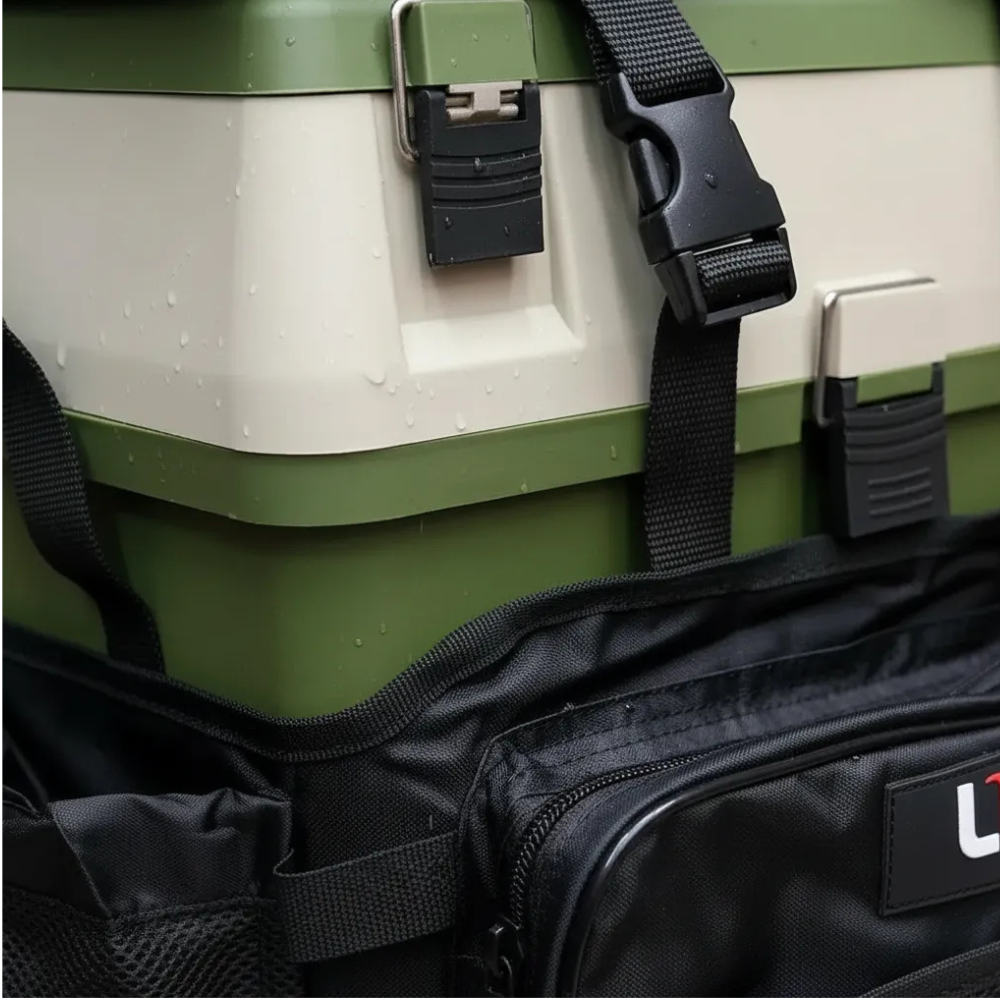 LMS BOLSA DE PLASTICO COM ALCA MOCHILA BOX RIGIDOR VERDE