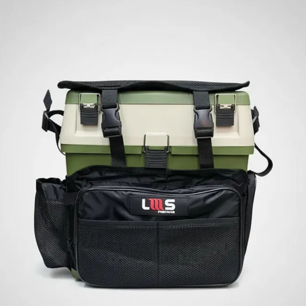 LMS BOLSA DE PLASTICO COM ALCA MOCHILA BOX RIGIDOR VERDE