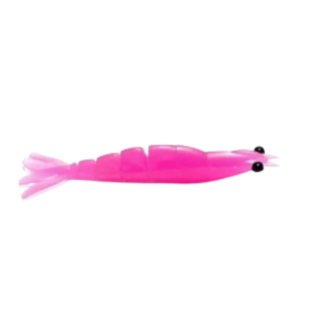 MONSTER 3X ISCAS CAMARÕES X MOVE OFFSET 3G 9CM COR PINK 3UN