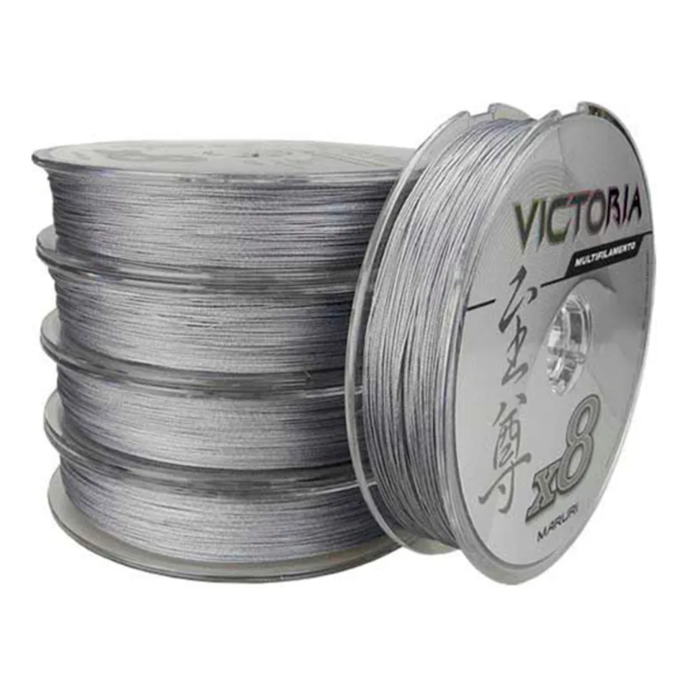 MARURI LINHA MULT VICTORIA 8X CINZA 55LBS 0,40MM 100M CX 5UN