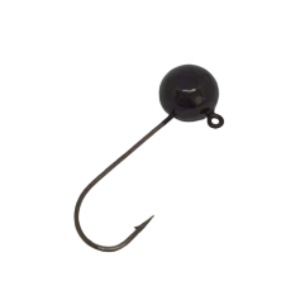 CHUMBADA ANZOL JIG HEAD 4/0 60° ESFERICO PRETO 10G