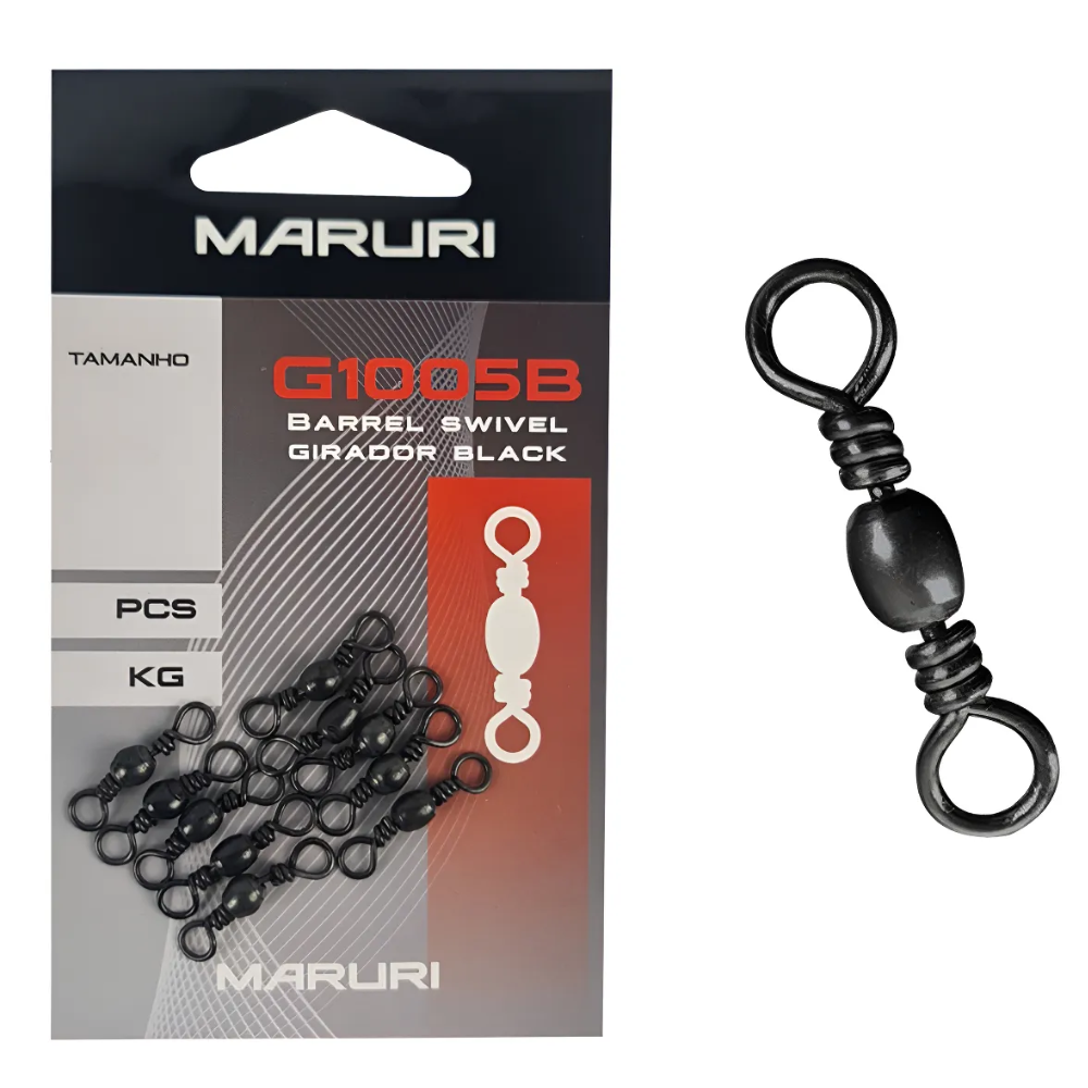 MARURI GIRADOR G1005B BLACK N4/0 10UN