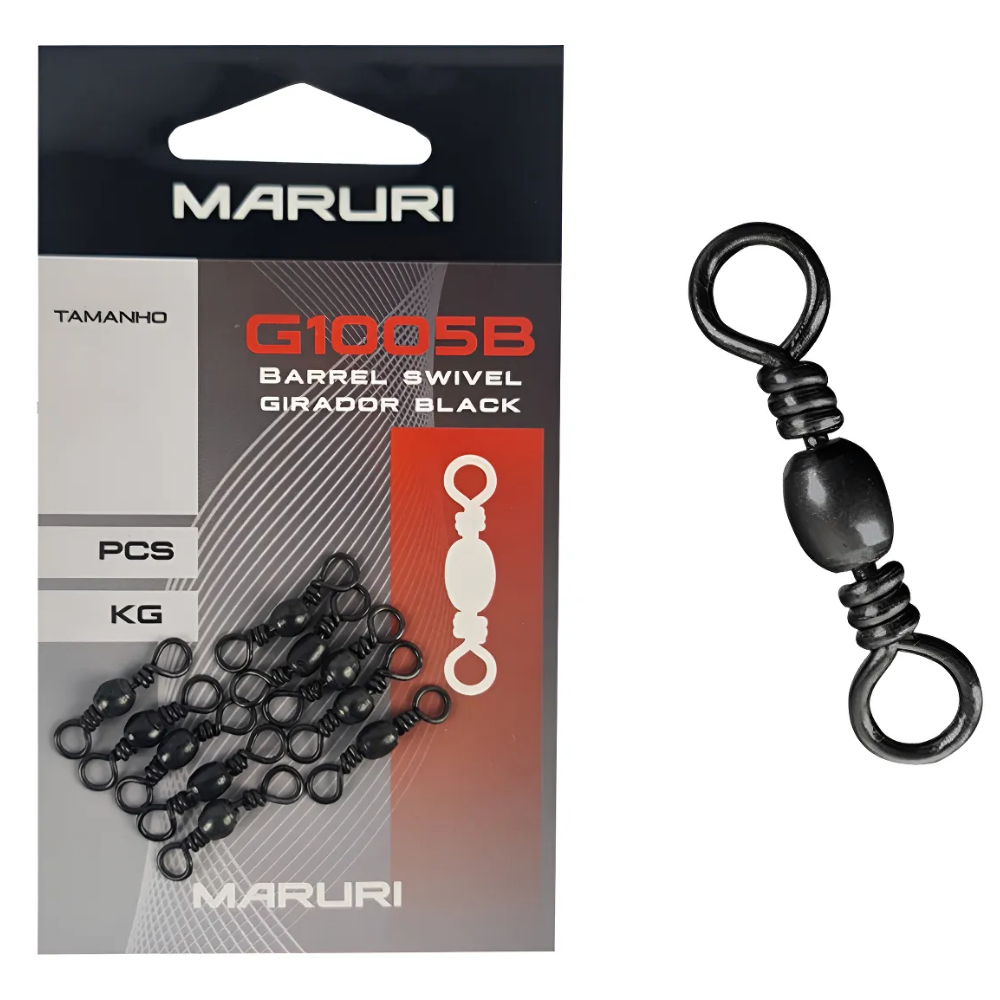 MARURI GIRADOR G1005B BLACK N4/0 10UN
