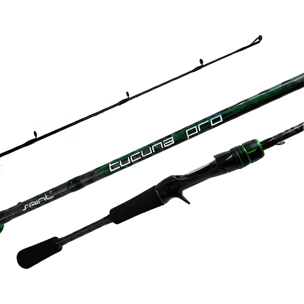 SAINT PLUS VARA TUCUNA PRO CAST 581 BC 7 21G 7 17LBS 5'8" INTEIRA