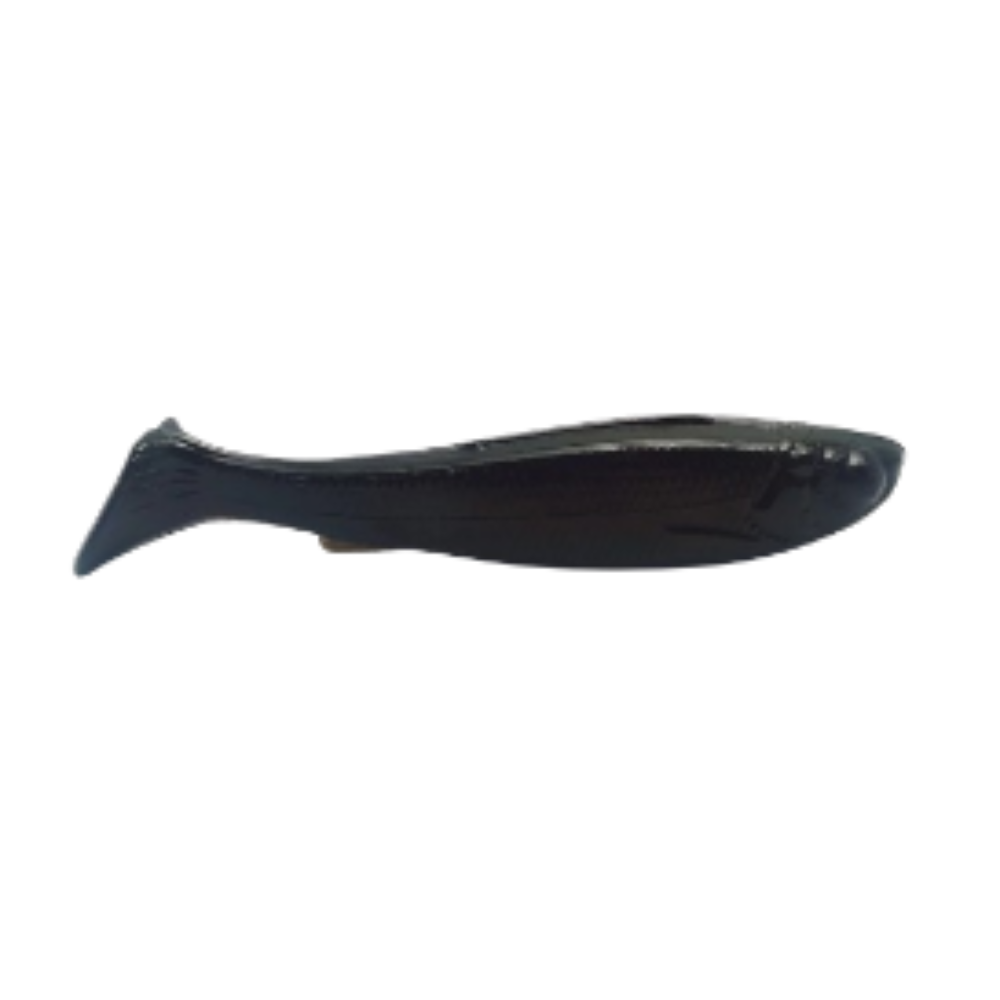 MONSTER 3X ISCAS SHADS YOSHI 7,5CM 10G COR BLACK 3 UN