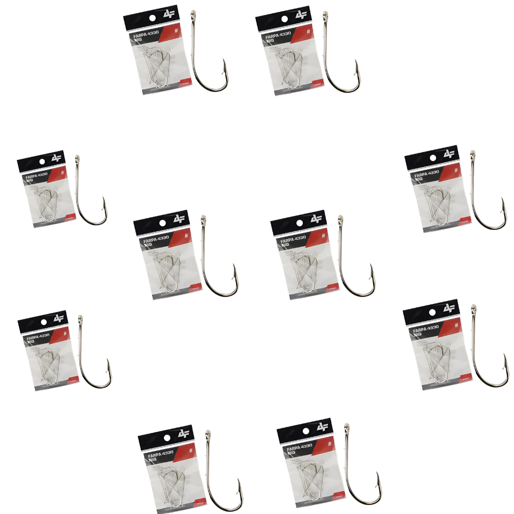 ALBATROZ KIT 10 CARTELAS FARPA 4330 NIQ N.8 32UN CADA