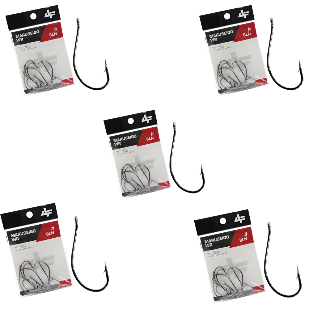 ALBATROZ KIT 5 CARTELAS ANZOL MARUSEIGO WR N18 BLN 23UN
