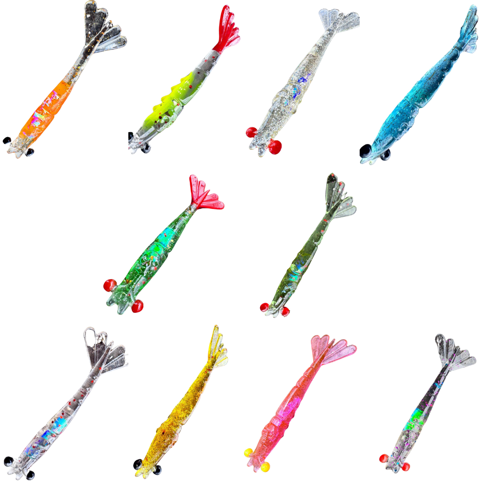 KIT 10 UN ISCAS PIRATAS FISHING TURBO 7,5CM 8,5CM 9,5CM