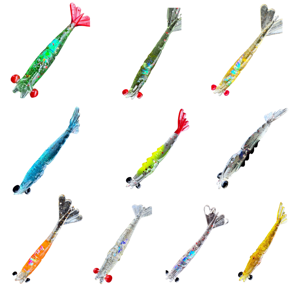 KIT 10 UN ISCAS PIRATAS FISHING TURBO 7,5CM