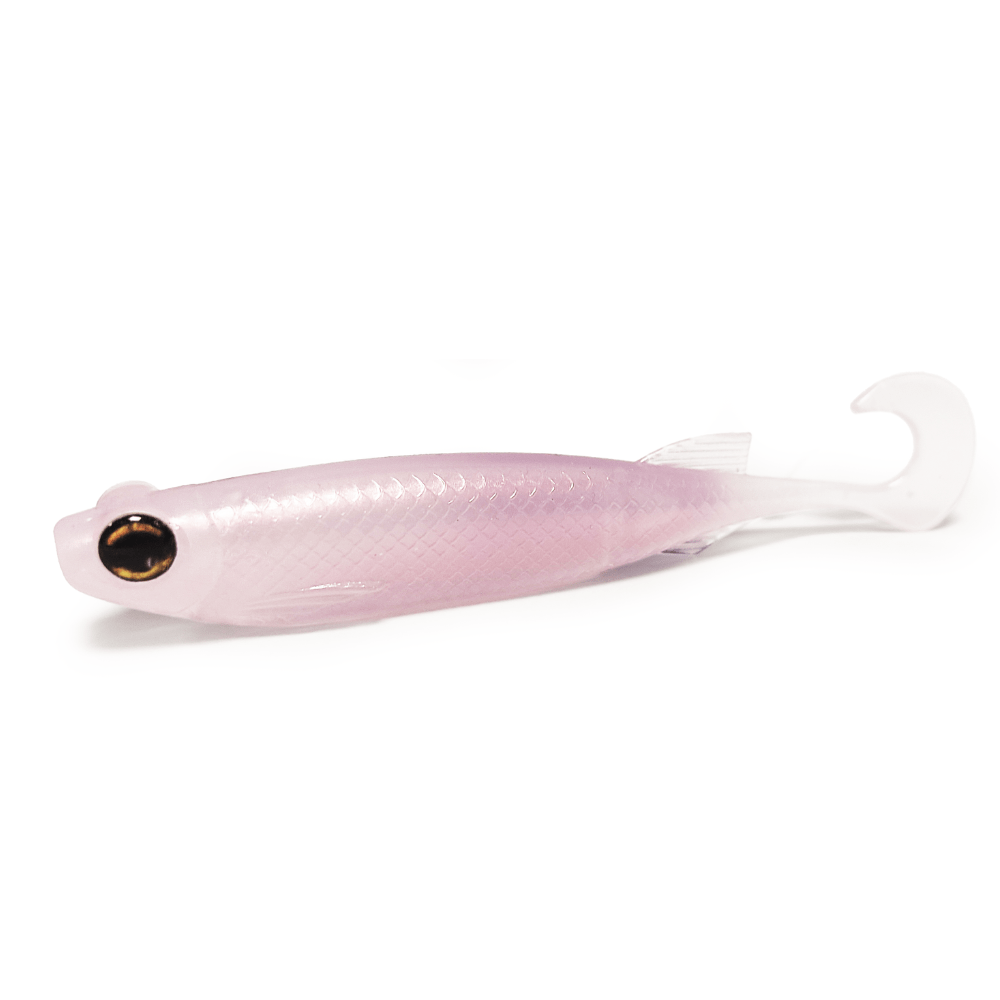 MONSTER 3X ISCAS SLOW SHAD PINK SHINE 3unid 12CM
