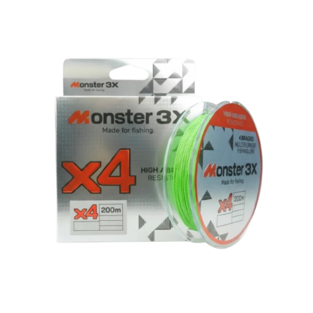 MONSTER 3X LINHA DE MULTIFILAMENTO X8 7 44MM 70LB 31,8K 200M