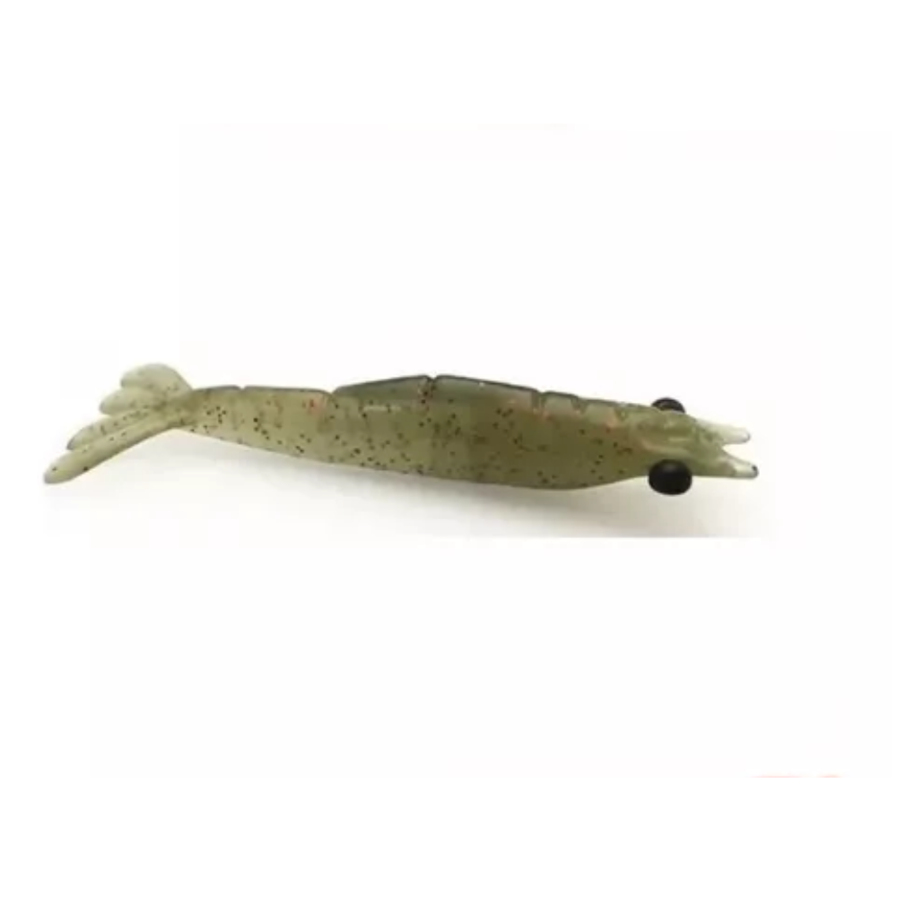 Isca Monster 3x Camarão Ultrasoft 7,5cm 3UN Cor Forest