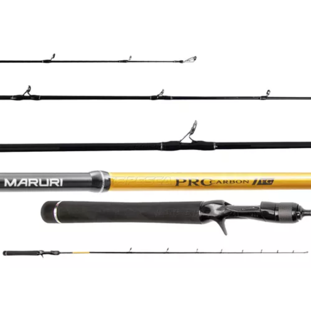 Vara Carretilha Maruri Pro Carbon Fg 1,68m 8 17lbs inteiriça
