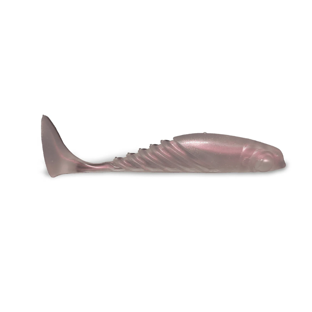 Isca Artificial Shads Slim Shad Pink Shine 7cm 3un Monster3x
