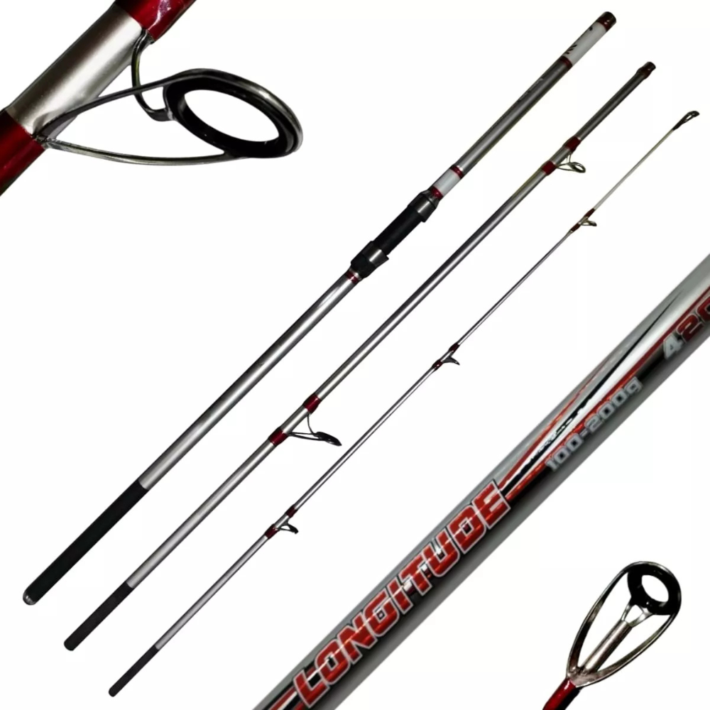 Vara Molinete P/ Arremesso Longitude K-pro 4,2m 200g 50kg