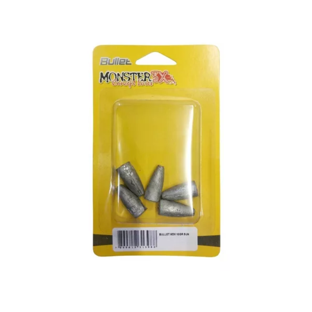 Chumbo Bullet Monster 3x Cartela 5Un 10G
