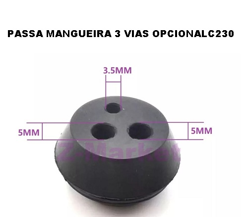 PASSA MANGUEIRA 3 VIAS OPCIONAL SHINDAIWA C230 / NAKASHI TU26