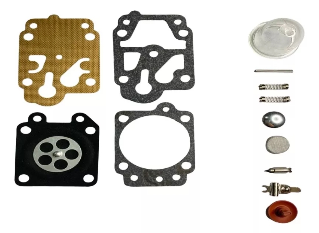 REPARO CARBURADOR CPL C/AGULHA / BULBO / TELA FILTRO.... MODELO WALBRO