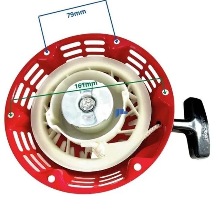 TAMPA DE PARTIDA MOTOR ESTACIONARIO GERADOR 4T 4HP A 7HP