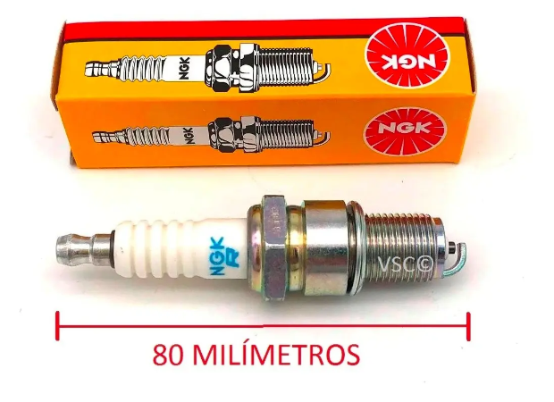 VELA IGNIÇÃO BPR6ES MOTOR ESTACIONARIO LONGA