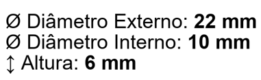 ROLAMENTO 6900 ZZ GBR/GTOP