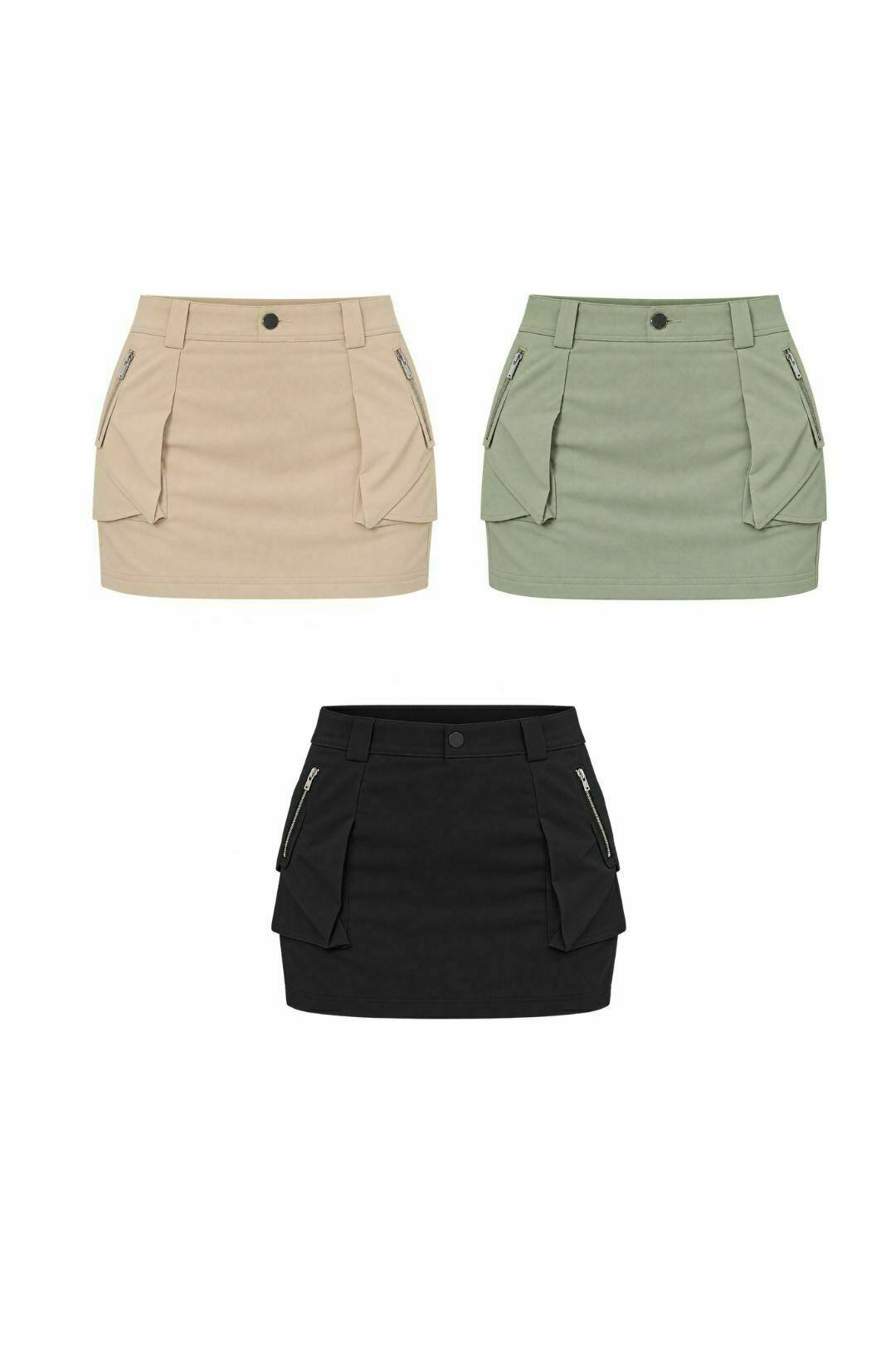 Shorts Saia Sarja com Bolso
