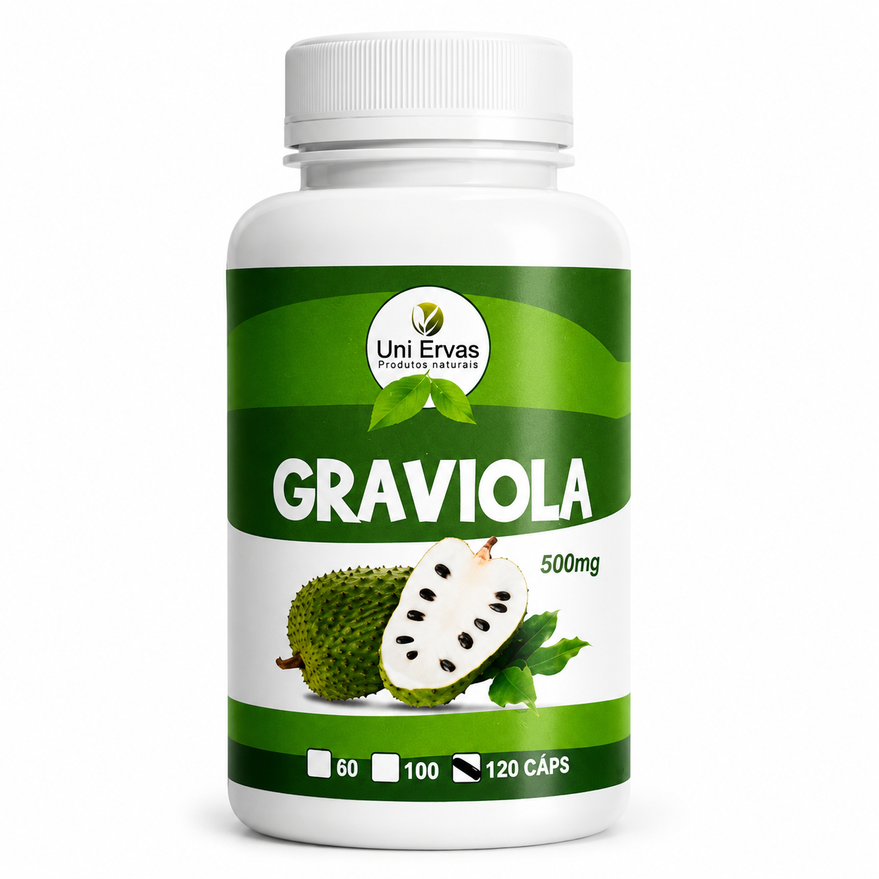 Graviola 120 Cápsulas 500mg