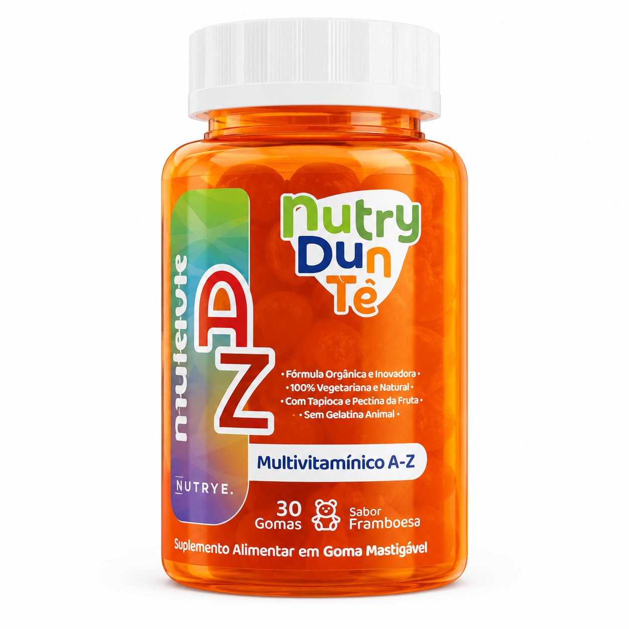 MultiVit AZ . Suplemento Multivitamínico de A a Z . Gummy KIDS . NutryDuniTê . 30 Gomas