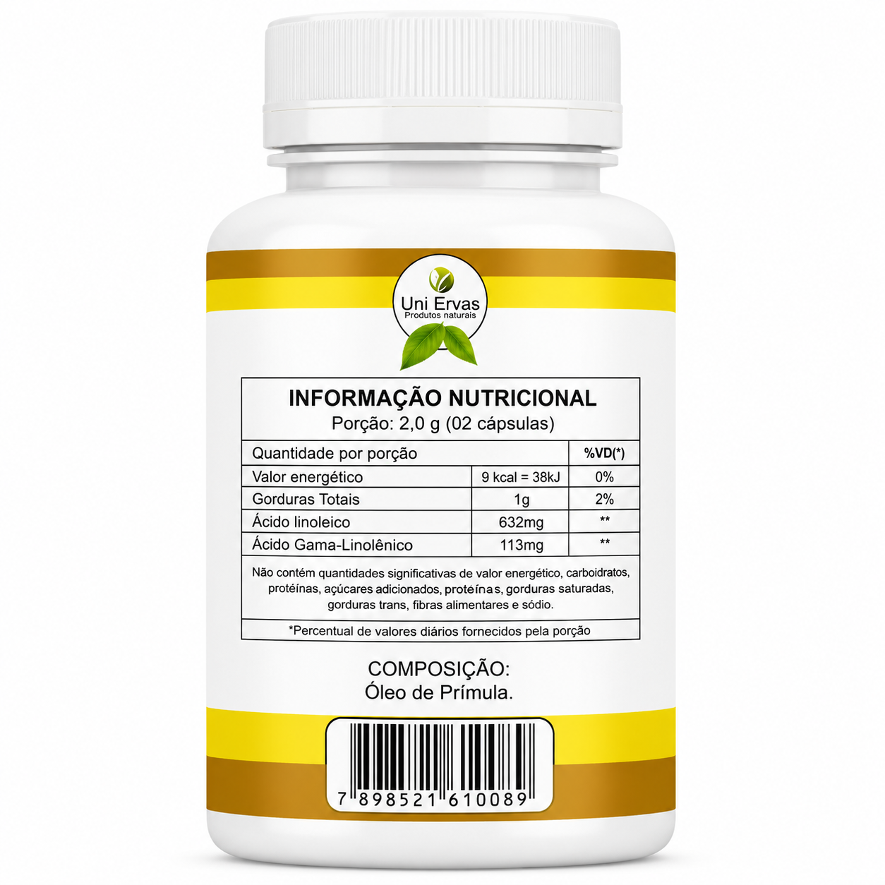 Oleo de Primula 120 Capsulas 500mg