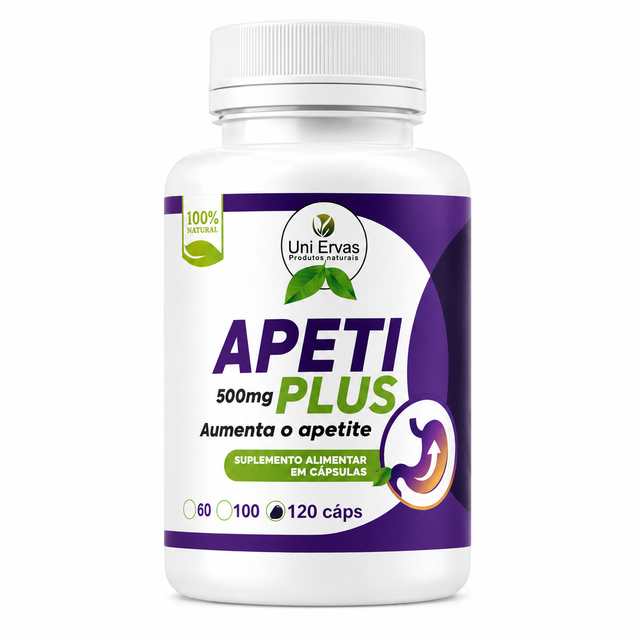 Apeti Plus 500mg 120 Cápsulas
