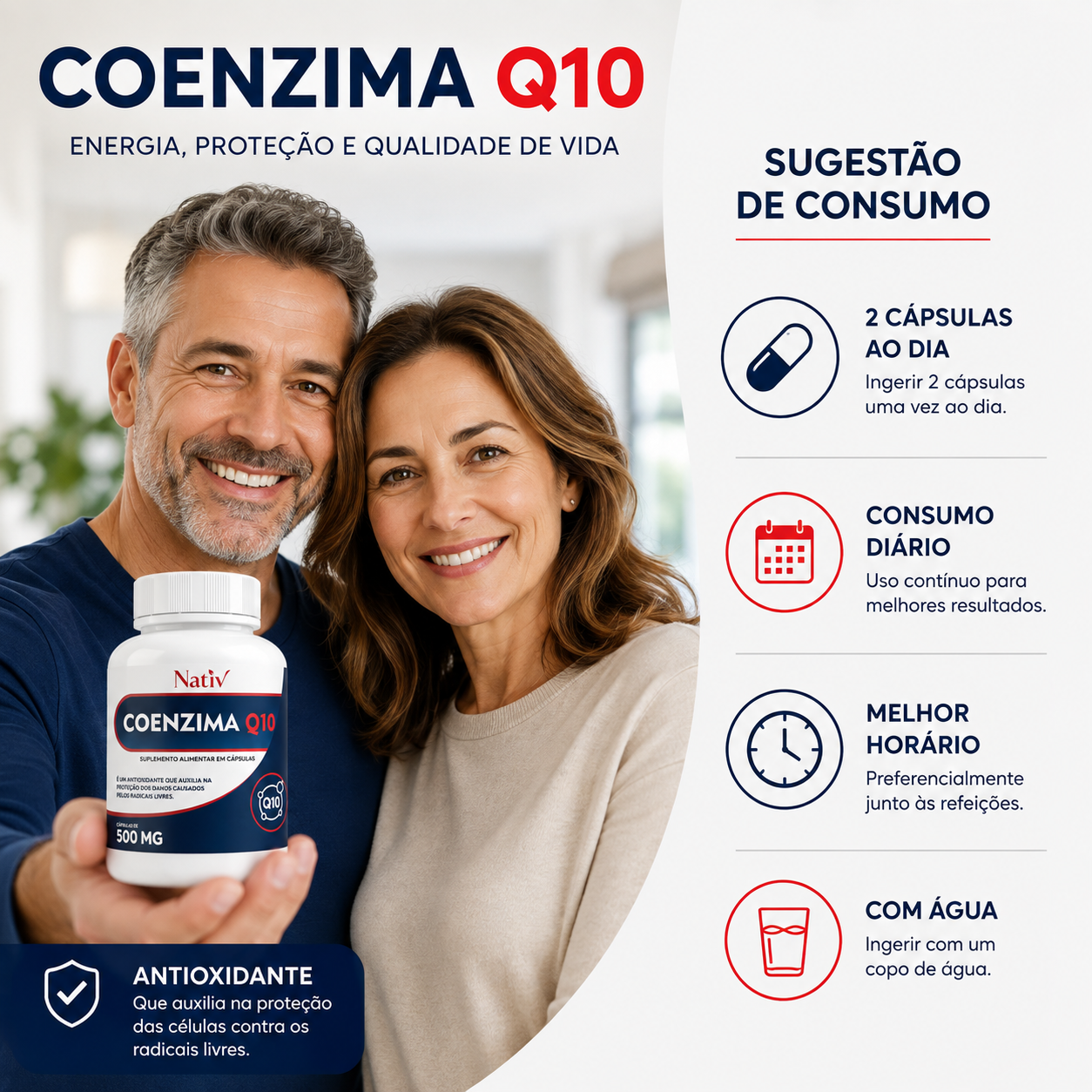 COENZIMA Q10 120 CAPS 500Mg Nativ