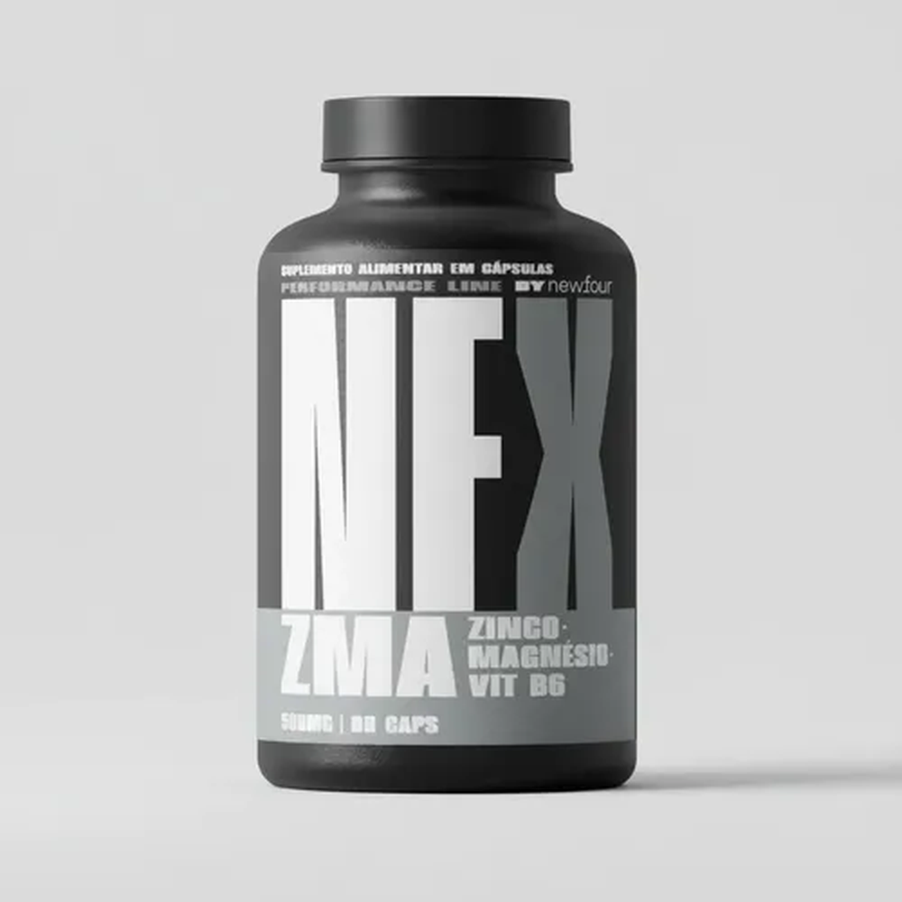 Zma Zinco Magnésio Vitamina B6 500 Mg 60 Caps New Four