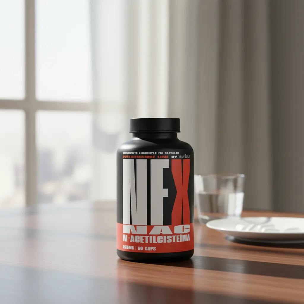 Nac N Acetilcisteina 650 Mg 60 Caps New Four