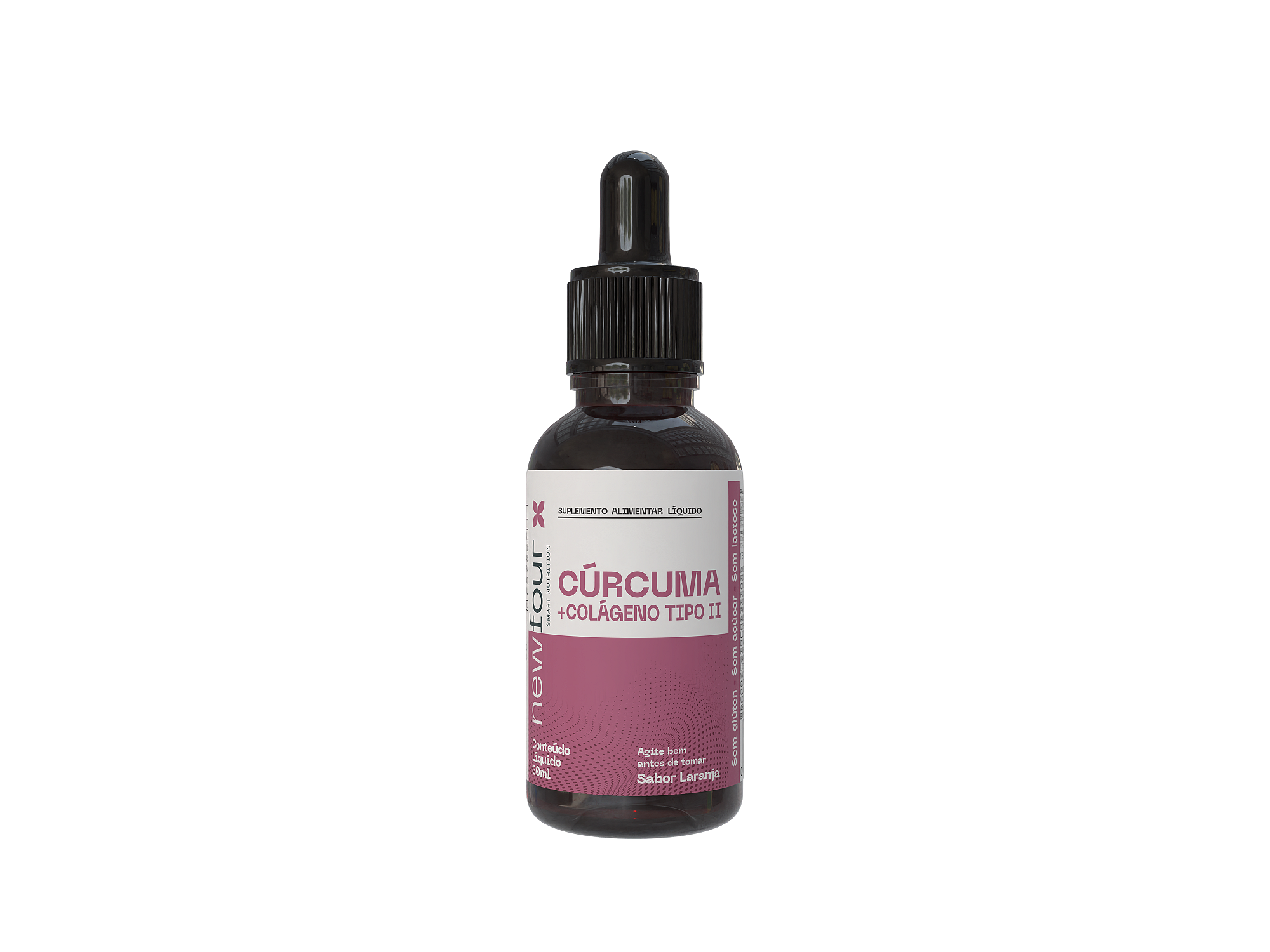 Cúrcuma + Colágeno Tipo II  30ml Articulações Mobilidade